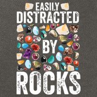 Geology Easily Distracted By Rocks For Geologist Cotton Canvas Backpack