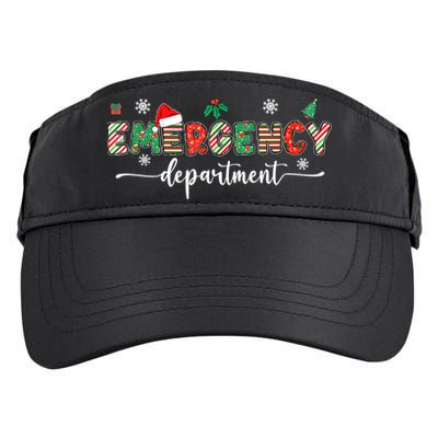 Groovy Emergency Department Christmas Santa Er Crew Nurse Adult Drive Performance Visor