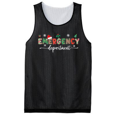 Groovy Emergency Department Christmas Santa Er Crew Nurse Mesh Reversible Basketball Jersey Tank