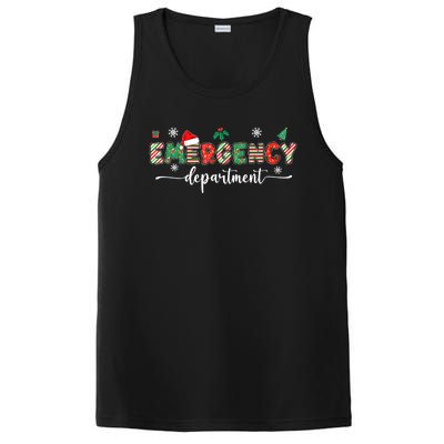 Groovy Emergency Department Christmas Santa Er Crew Nurse PosiCharge Competitor Tank