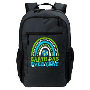 Groovy Earth Day Save Our Home Go Planet Rainbow Earth Daily Commute Backpack