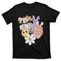 Groovy Easter Day Bunny Vibe Matching Funny Gift T-Shirt