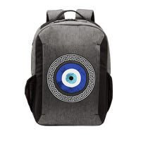 Greek Evil Eye Mati Design Greek Key Print Vector Backpack