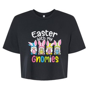 GNOME EASTER  Easter Outfit Easter Bella+Canvas Jersey Crop Tee