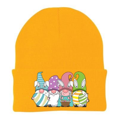 Gnome Easter Egg Hunt Knit Cap Winter Beanie