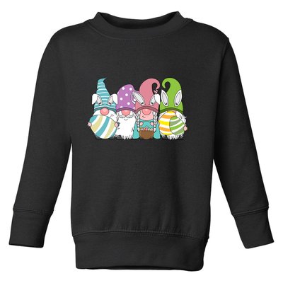 Gnome Easter Egg Hunt Toddler Sweatshirt