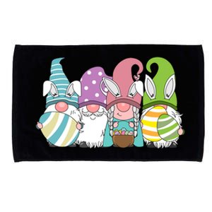 Gnome Easter Egg Hunt Microfiber Hand Towel