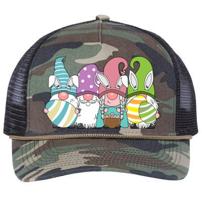 Gnome Easter Egg Hunt Retro Rope Trucker Hat Cap