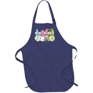 Gnome Easter Egg Hunt Full-Length Apron With Pockets