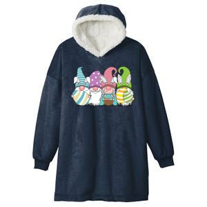 Gnome Easter Egg Hunt Hooded Wearable Blanket