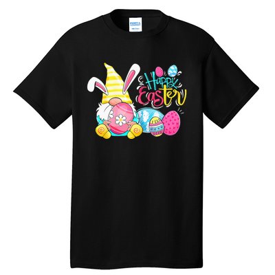 Gnome Easter Egg Hunt Gnomes Bunny Happy Easter Day Gifts Tall T-Shirt