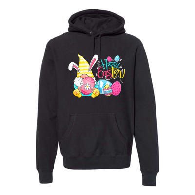 Gnome Easter Egg Hunt Gnomes Bunny Happy Easter Day Gifts Premium Hoodie