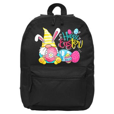 Gnome Easter Egg Hunt Gnomes Bunny Happy Easter Day Gifts 16 in Basic Backpack