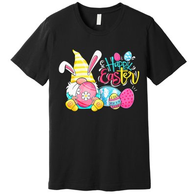 Gnome Easter Egg Hunt Gnomes Bunny Happy Easter Day Gifts Premium T-Shirt