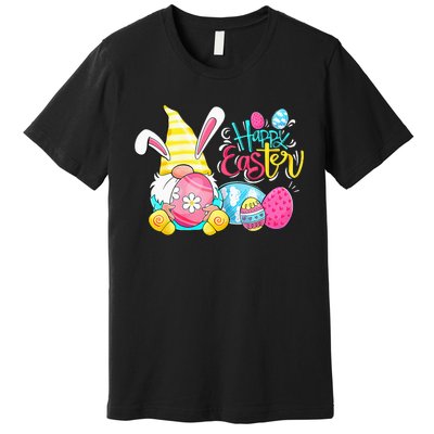 Gnome Easter Egg Hunt Gnomes Bunny Happy Easter Day Gifts Premium T-Shirt