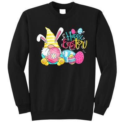 Gnome Easter Egg Hunt Gnomes Bunny Happy Easter Day Gifts Tall Sweatshirt