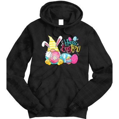 Gnome Easter Egg Hunt Gnomes Bunny Happy Easter Day Gifts Tie Dye Hoodie