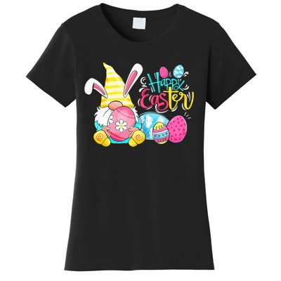 Gnome Easter Egg Hunt Gnomes Bunny Happy Easter Day Gifts Women's T-Shirt