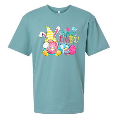 Gnome Easter Egg Hunt Gnomes Bunny Happy Easter Day Gifts Sueded Cloud Jersey T-Shirt