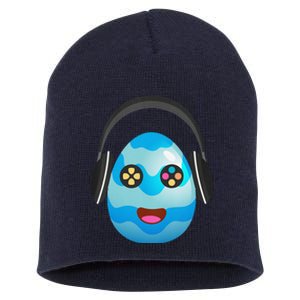 Gamer Egg Easter Day Cute Videogame Controller Gaming Short Acrylic Beanie