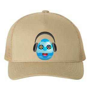 Gamer Egg Easter Day Cute Videogame Controller Gaming Yupoong Adult 5-Panel Trucker Hat