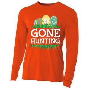 Gone Easter Egg Hunting Gift Cooling Performance Long Sleeve Crew