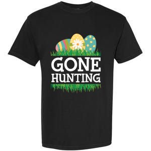 Gone Easter Egg Hunting Gift Garment-Dyed Heavyweight T-Shirt