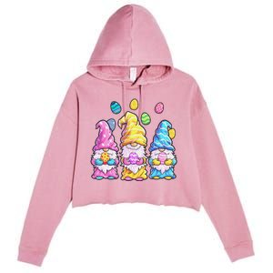 Gnome Easter Easter Easter Crop Fleece Hoodie