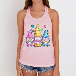 Gnome Easter Easter Easter Women's Knotted Racerback Tank