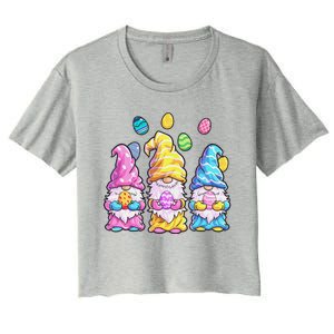 Gnome Easter Easter Easter Women's Crop Top Tee