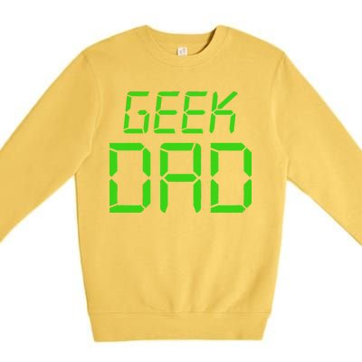 Geek Dad Premium Crewneck Sweatshirt