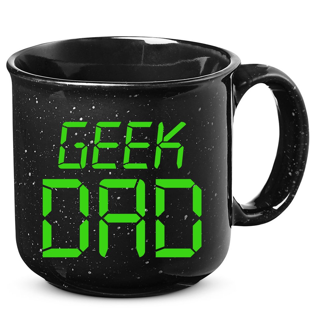 Geek Dad 15oz Campfire Ceramic Mug