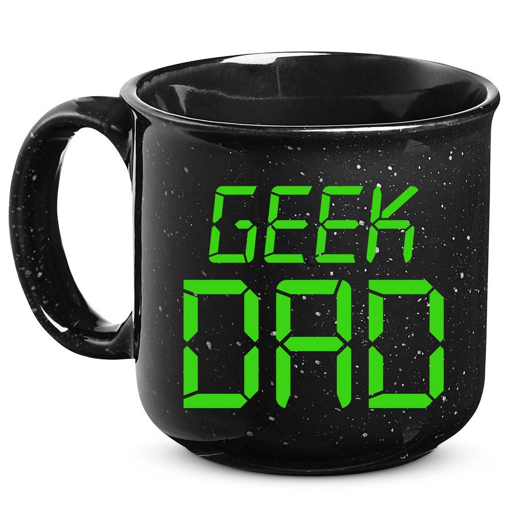 Geek Dad 15oz Campfire Ceramic Mug