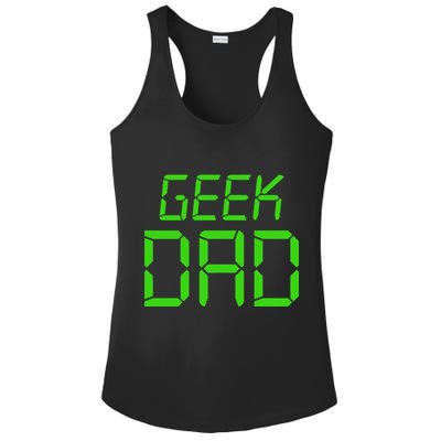 Geek Dad Ladies PosiCharge Competitor Racerback Tank