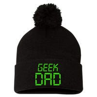 Geek Dad Pom Pom 12in Knit Beanie