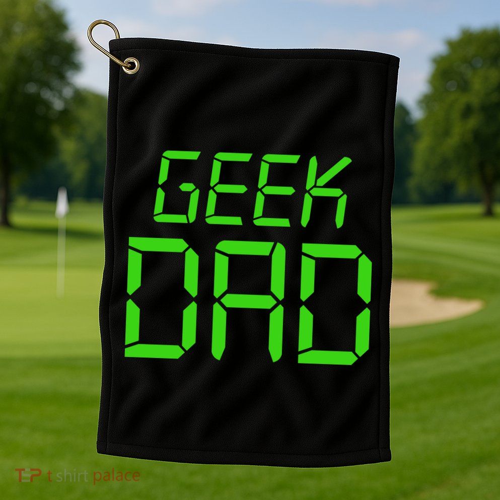 Geek Dad Golf Towel