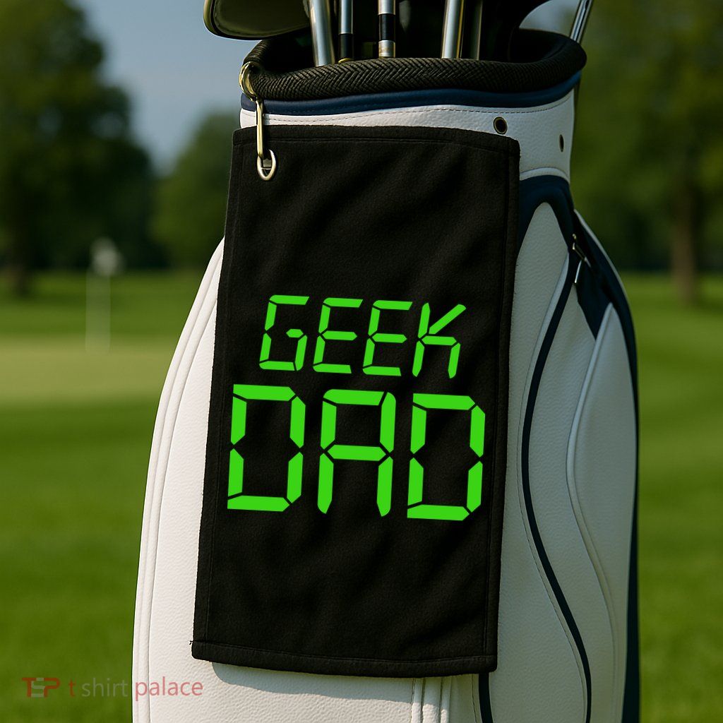 Geek Dad Golf Towel