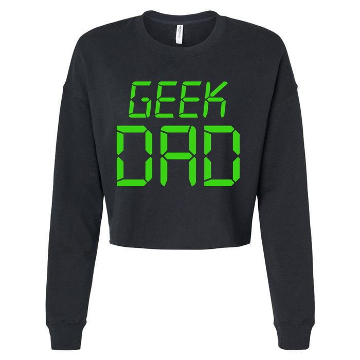 Geek Dad Cropped Pullover Crew