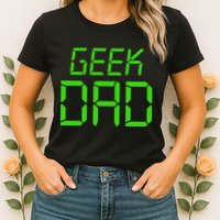 Geek Dad Womens T-Shirt