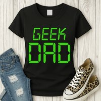 Geek Dad Womens T-Shirt