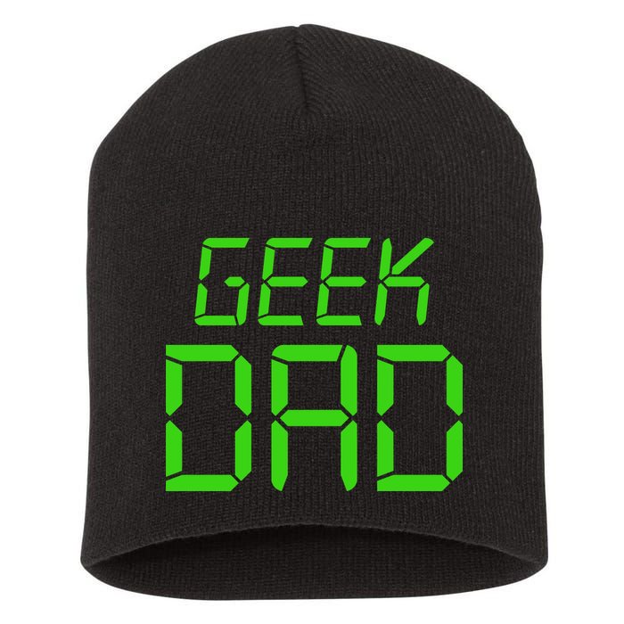 Geek Dad Short Acrylic Beanie