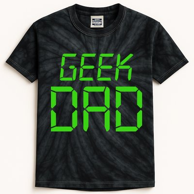 Geek Dad Kids Tie-Dye T-Shirt