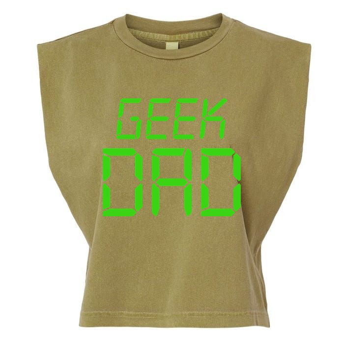 Geek Dad Garment-Dyed Women's Muscle Tee