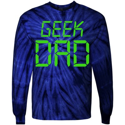 Geek Dad Tie-Dye Long Sleeve Shirt