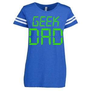 Geek Dad Enza Ladies Jersey Football T-Shirt