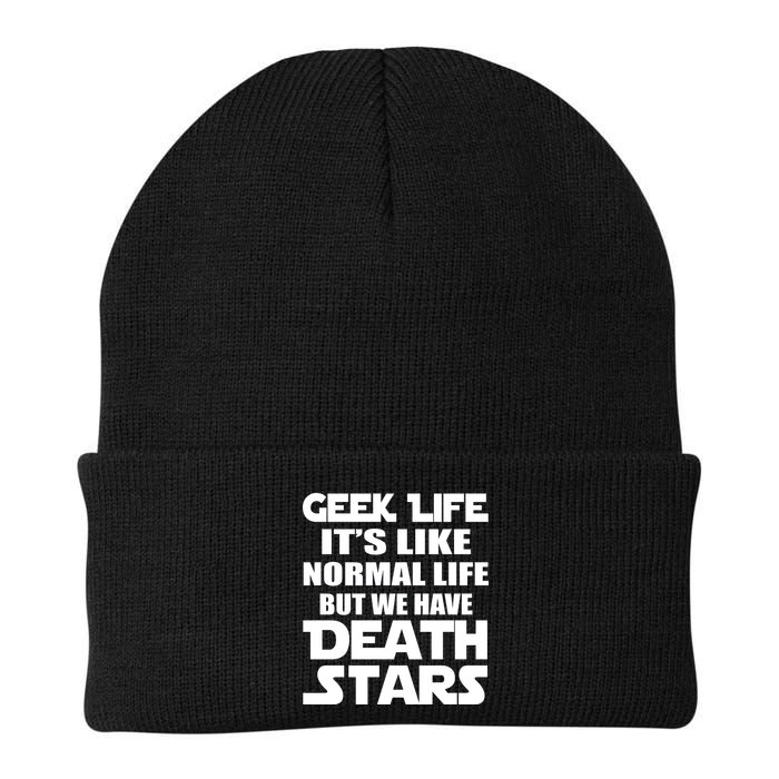 Geek Life Is Normal But We Have Death Stars Beanie