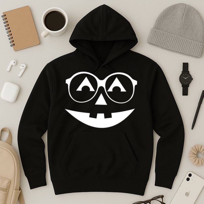 Geeky Pumpkin Jack O Lantern Hoodie