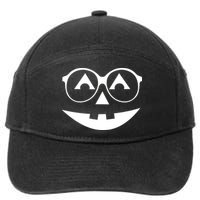 Geeky Pumpkin Jack O Lantern 7-Panel Snapback Hat