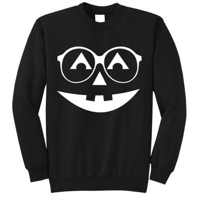 Geeky Pumpkin Jack O Lantern Tall Sweatshirt