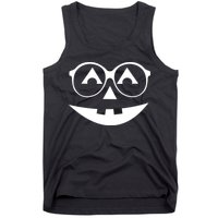 Geeky Pumpkin Jack O Lantern Tank Top